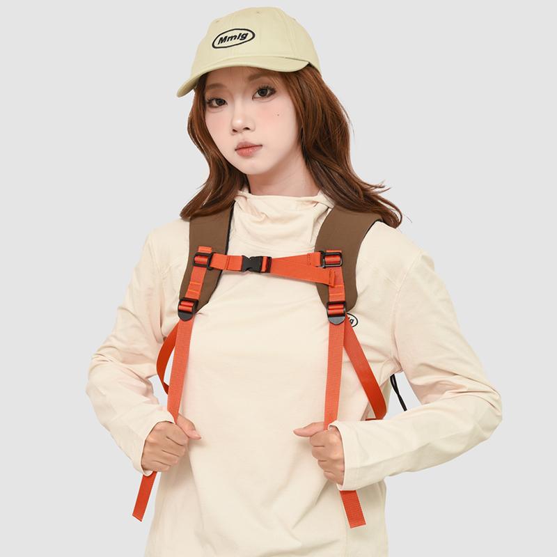 Mochila Impermeável para Caminhada na Faculdade - Bolsa de Trekking Leve com Alças Duplas para Esportes ao Ar Livre e Uso no Campus
