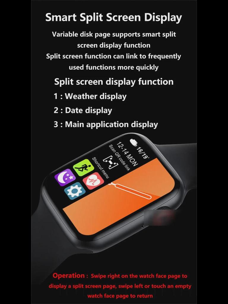 T500+ Smart Watch with Bluetooth Calls & Heart Rate Monitor