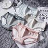 Breathable Ladies Briefs Cotton Midriff Striped Girls Cute Panties Ladies Cotton Women Underpant