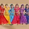 Costumes de Danse du Ventre Colorés Robe de Princesse Vêtements pour Filles d'Inde Ensemble de Costumes de Danse Festival