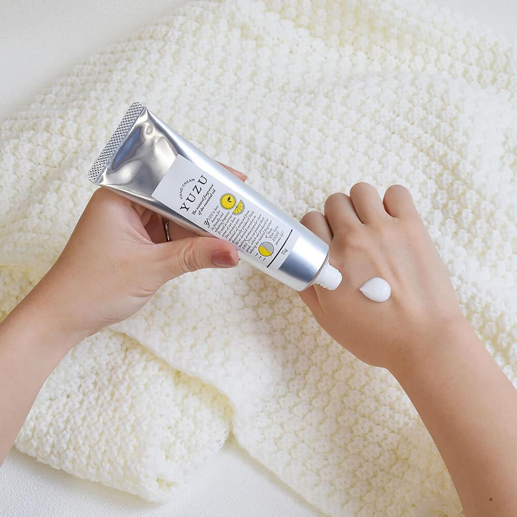Daily Aroma Kochi Prefecture YUZU Hand Cream Daily Aroma Japan Yuzu Citrus Hand Made in Moisturizing Hand Gift (75g) Cream, Japan, Care,