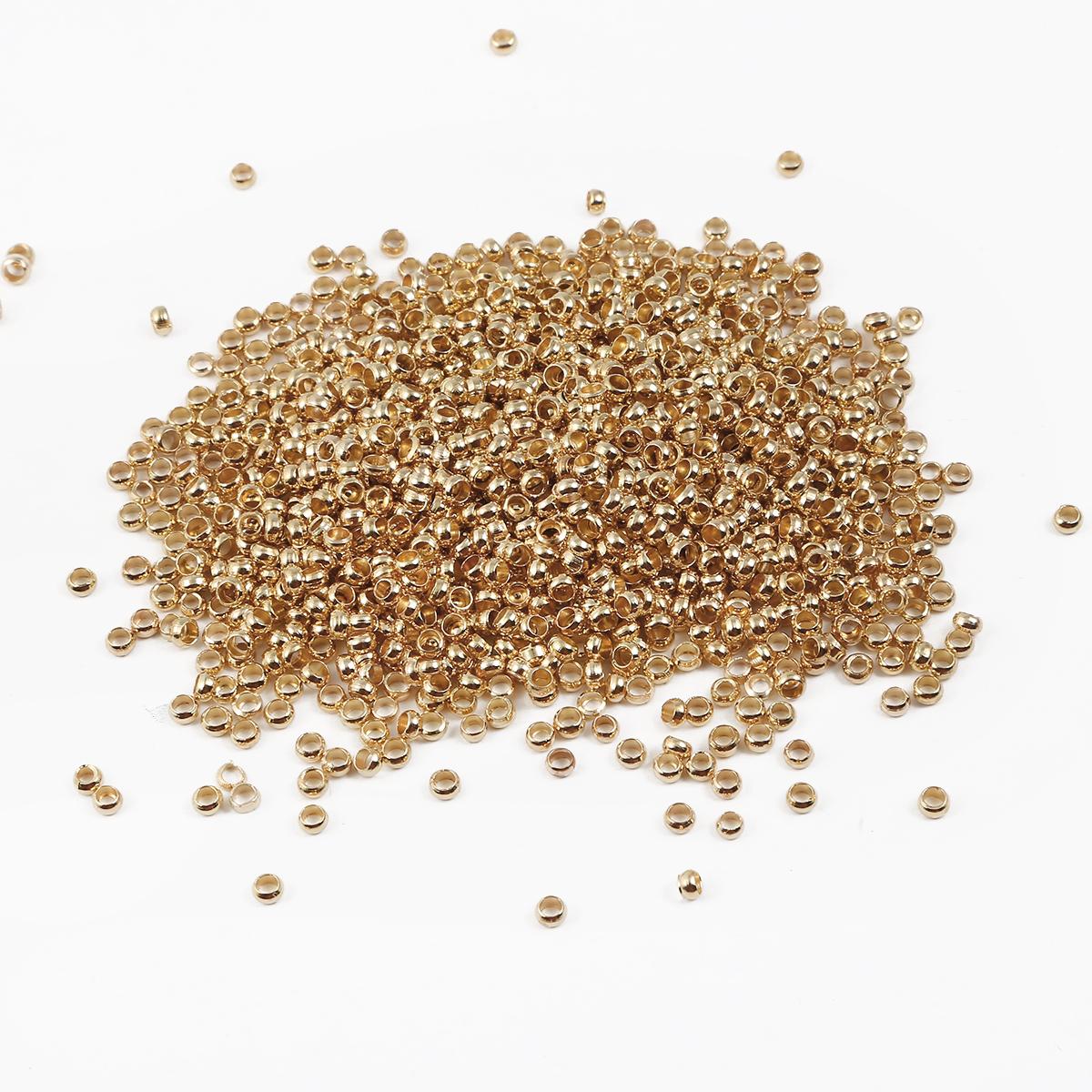 

100-500 шт., свободные бусины с микро пробкой, нескользящие медные бусины-прокладки, фурнитура для ювелирных изделий своими руками 3mm 300pcs
