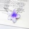 2 Pcs Flower Hair Clips Strong Claw Gradient Contrast Color Plumeria Anti-slip Hair Fixation Decoration Smooth Surface Women Hair Accessory