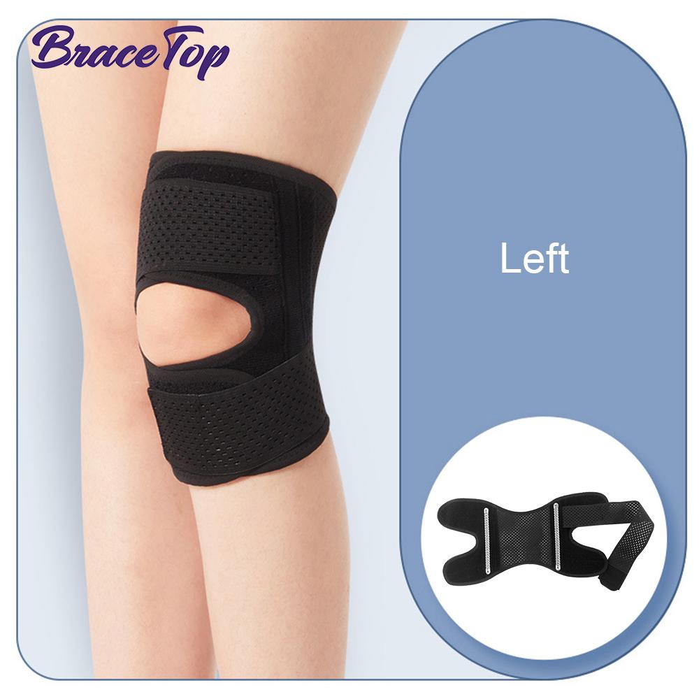 

Knee Brace With Side Stabilizers Relieve Meniscus Tear Knee Pain Acl Mcl Arthritis,Joint Pain,Breathable Adjustable Knee Support M