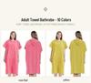 Microfiber Hooded Poncho Towel - Quick-Dry Changing Robe for Swimming, Surfing, and Beach for Men & Women