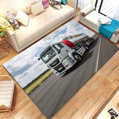 Classic MAN Truck Lorry Living Room Non-Slip Area Rug Soft Carpet for Bedroom Kids Playroom Sofa,Home Decor Doormat Gift