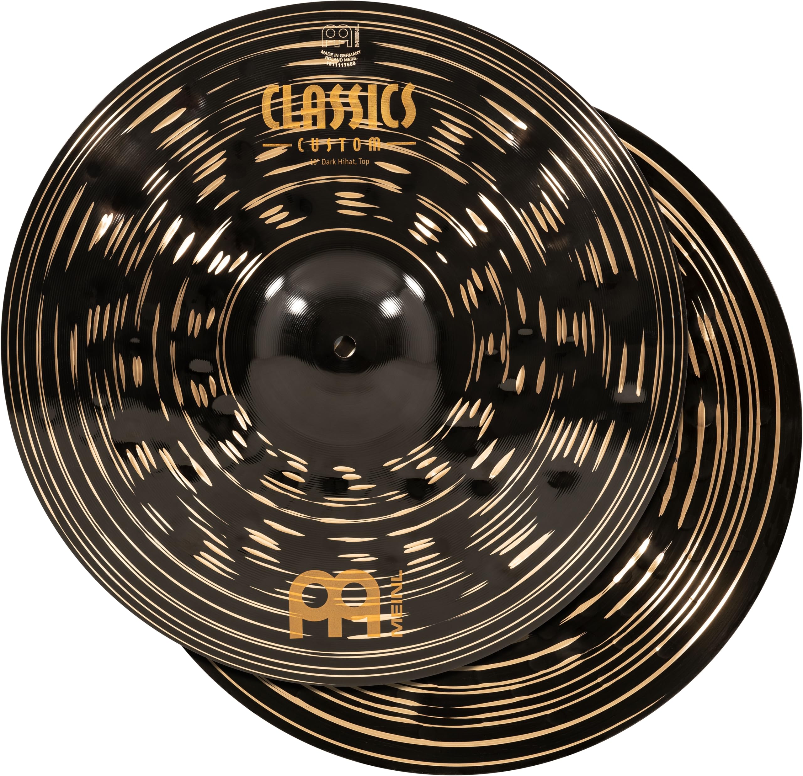 

MEINL Cymbals Meinl Classics Custom Dark Series Cymbals Hihat Pair CC16DAH Hi-Hat 16 [ ]