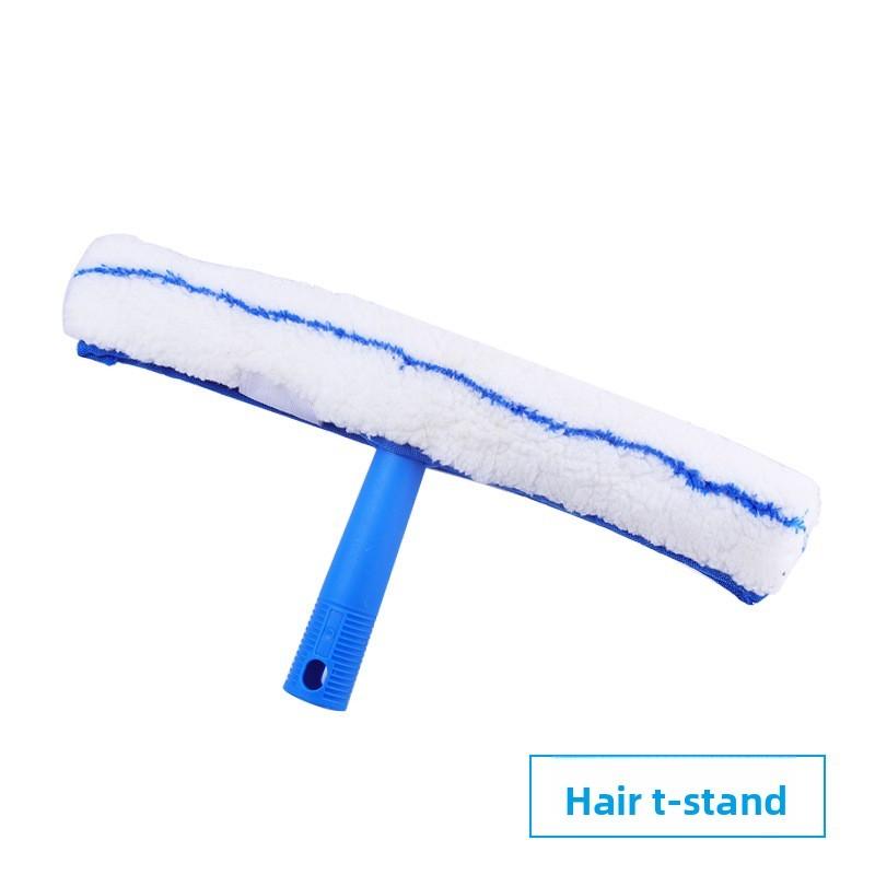 Stainless Steel Glass Squeegee With Telescopic Handle For Household Window Cleaning