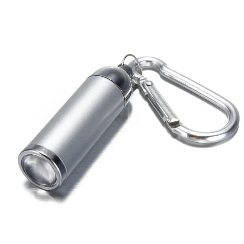 Mini LED Flashlight Torch KeyChain Keyring Key Chain Ultra Bright Portable For Relax Time