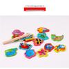 Kids' Magnetic Wooden Fishing Toy - Educational Fun for Toddlers Aged 1-3