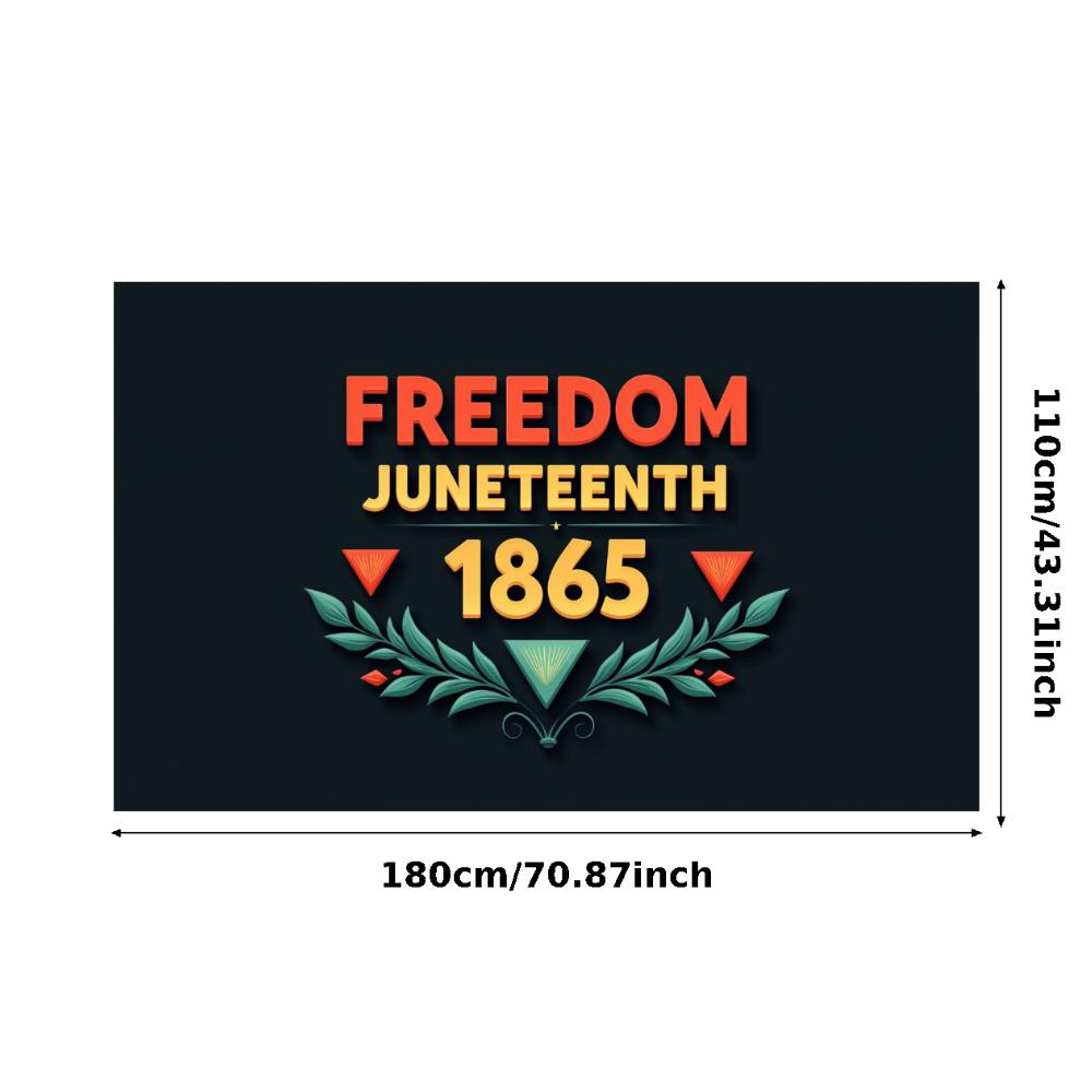 1865 Text Commemoration Banner Holiday Banner 1865 Banner for Anniversary Commemoration Indoor Decoration Public Display