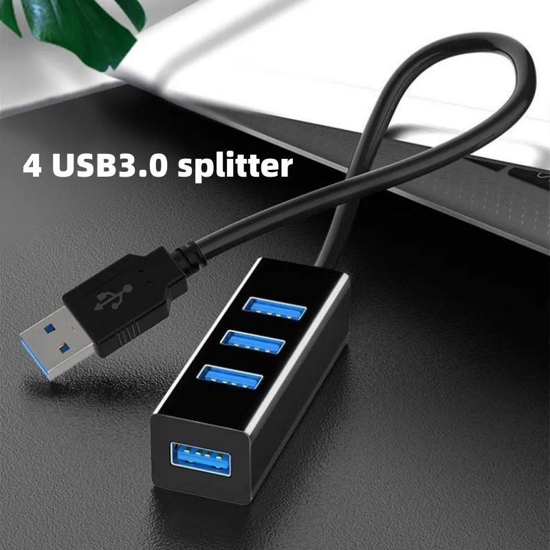 Multi Port USB 1.1 Hub High Speed Splitter Power Adapter 1 in 1 Expander for PC Windows Computer Laptop Accessories