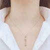 Exquisite Russian 585 Purple Gold Personalized Fringed Coin Pendant Fashionable Rose Gold-Plated Hollow Flower Pendant