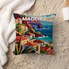 Pictures Portugal Painting Personalized Pillow Cover Kids Bedroom Wild Party Decor Pillowcase Kid Birthday Shower Gift