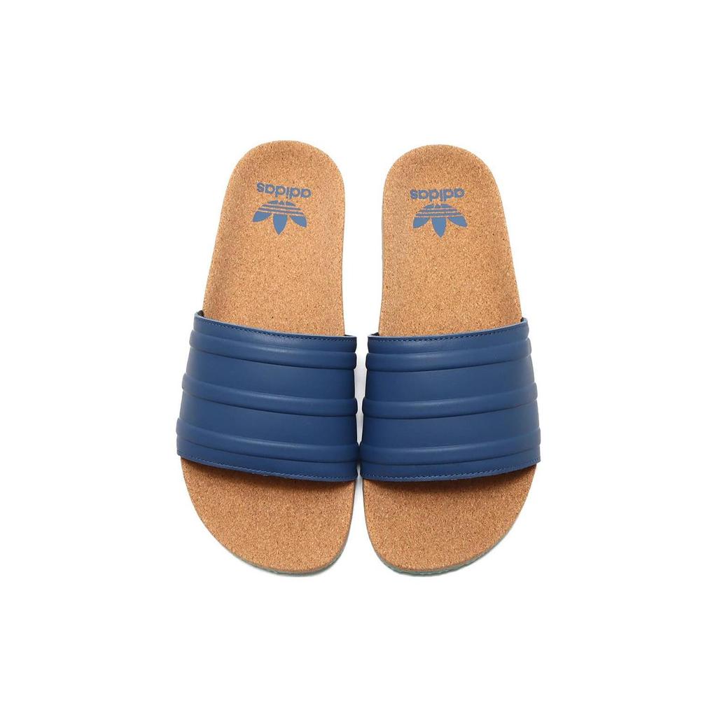 Adidas Adilette Premium Slides 'Cork Pack - Night Indigo' GZ0061