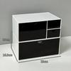 Desktop Cosmetic Organizer Case Set Table Makeup Storage Box Organizer Drawer Storage Box Desk Stationery Storage Rack Plastic