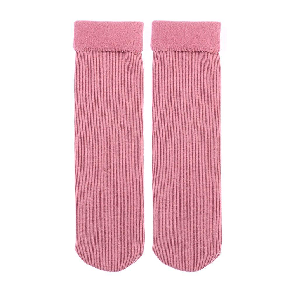 Autumn Winter Snow Boots Thicken Velvet Floor Socks Wool Cashmere Snow Socks Sleeping Warm Hosiery