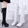 Fashion 2025 Hot Sales Spring and Autumn Female New Thin Over Knee Female Long Knight  Large Size Female Thigh High Boots Women Boots