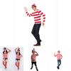 Wo ist Walter Halloween Kostüm Lustig und Smart UK Anime Cos Verkleidung