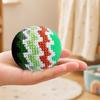 Handmade Crochet Footbags Yarn Multicolored Kids Adults Hacky Sack Knitted Throwing Beanbag Juggling