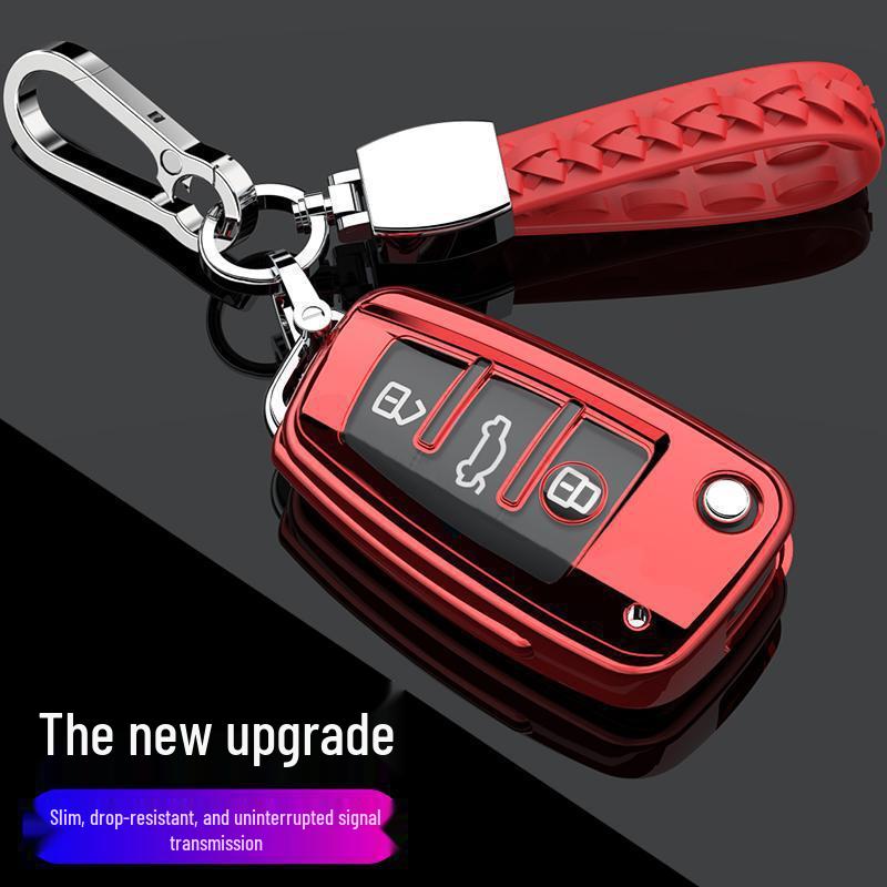 Folding Key Case Cover for Chery Tiggo 5x 2025: High-End Protective Shell with Buckle