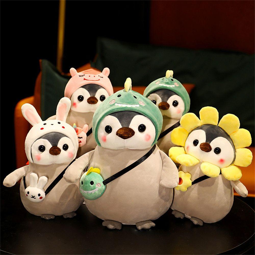 Soft Pillow Plush Penguin Toy Penguin Stuffed Toys Penguin Cosplay Plush Toys Stuffed Animals