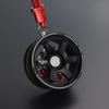 Car Styling Rearview Mirror Pendants Ornaments Aluminum Alloy Wheel Hub Rubber Tire Interior Hanging Key Chain For Rearview Car