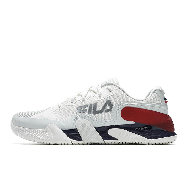 FILA Potenza Comfort Fashion Low-Top Tennis Shoes Men Sneakers White Gray A12M441502FSV