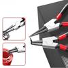 5-In Circlip Pliers,Needle nose Pliers Retaining Ring Pliers for Removing Installing Puller Locking Rings Shafts
