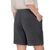 Damen locker lässige Shorts, lässige lockere Baumwoll-Leinen-Hose, mit Taschen