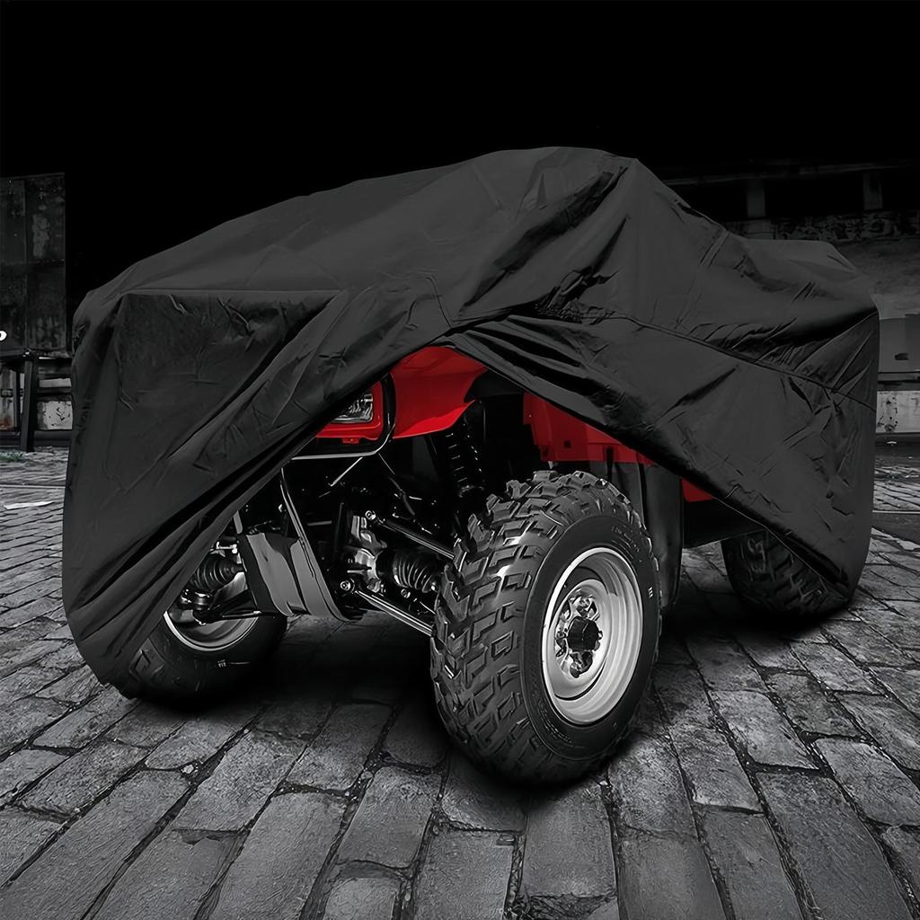 ATV Cover Waterproof 210D UV Protection Protector Waterproof Tractor Cover For Beach Storage Garage Driveway Trail Farm Ranch
