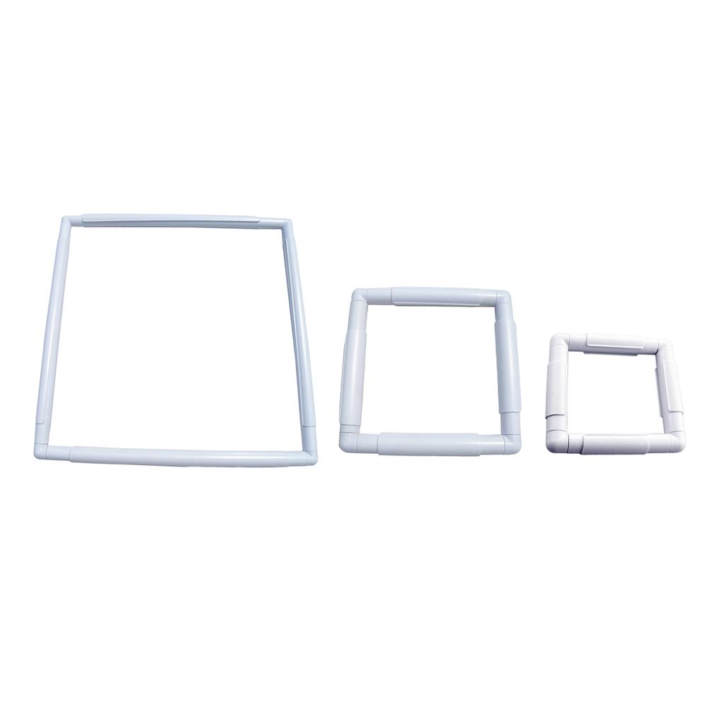 Embroidery Hoop Rings Clip Frame Square Cross Stitch Frame DIY Crafts Sewing Tool for Quilting, Needlepoint, Silk-Painting