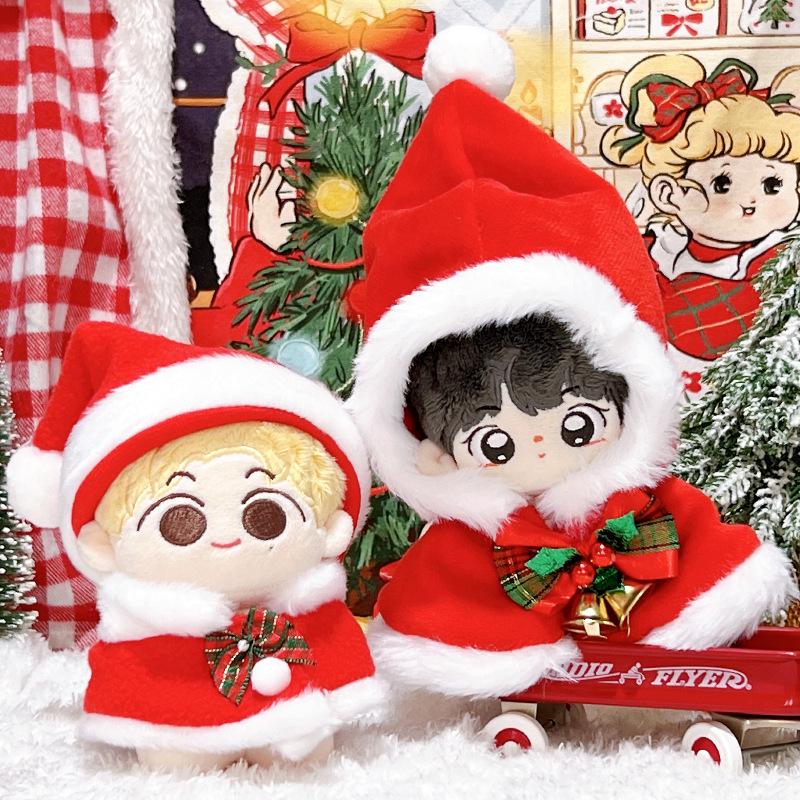 Labubu Christmas Outfits for 17cm Vinyl Dolls - First & Second Gen Accessories