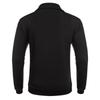 Men's Hooded Sweatshirt Full Zip Up Casual Jacket With Pockets Warm Winter Sports Outerwear