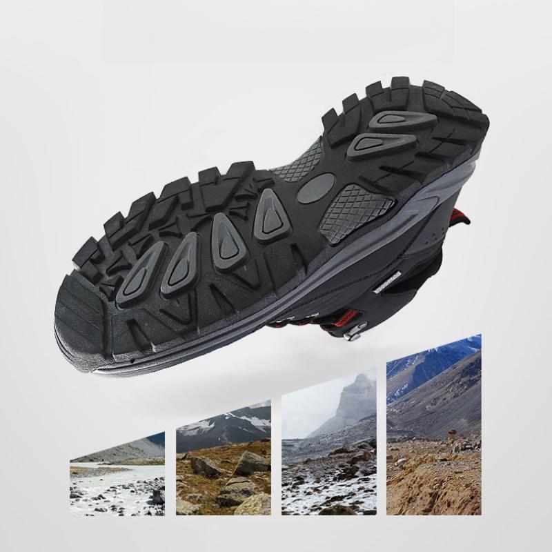 Men's Hiking Boots Waterproof Outdoor Sports Shoes Leather Sneakers Male Plus Size 39-46