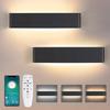 LED-Wandleuchte 2,4G Bluetooth-Fernbedienung Dimmbare Wandlampe AC170-245V Wohnzimmer Schlafzimmer Innenwandleuchte Leuchte