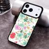 Vintage Leaves Flower Phone Case For iPhone 17,16e,15,14,13,12,11,Mini,Pro,MAX Soft Silicone Cover