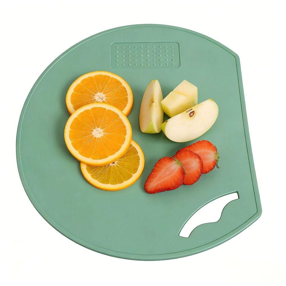 Anti-Mold Kitchen Chopping Block Flexible Non-Slip Cutting Mat Thickened TPU Cutting Board Fruit
