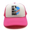 Democratic Congo Flag Trucker Hat Adjustable Mesh Baseball Cap Patriotic Congo Casual Sun Hats for Unisex Women