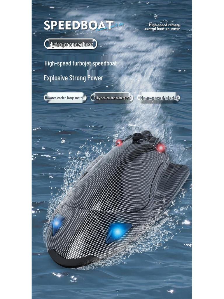 Cross-Border RC Turbojet High-Speed Electric Remote Control Speedboat 011: Water-Cooled, Long-Endurance Racing Boat