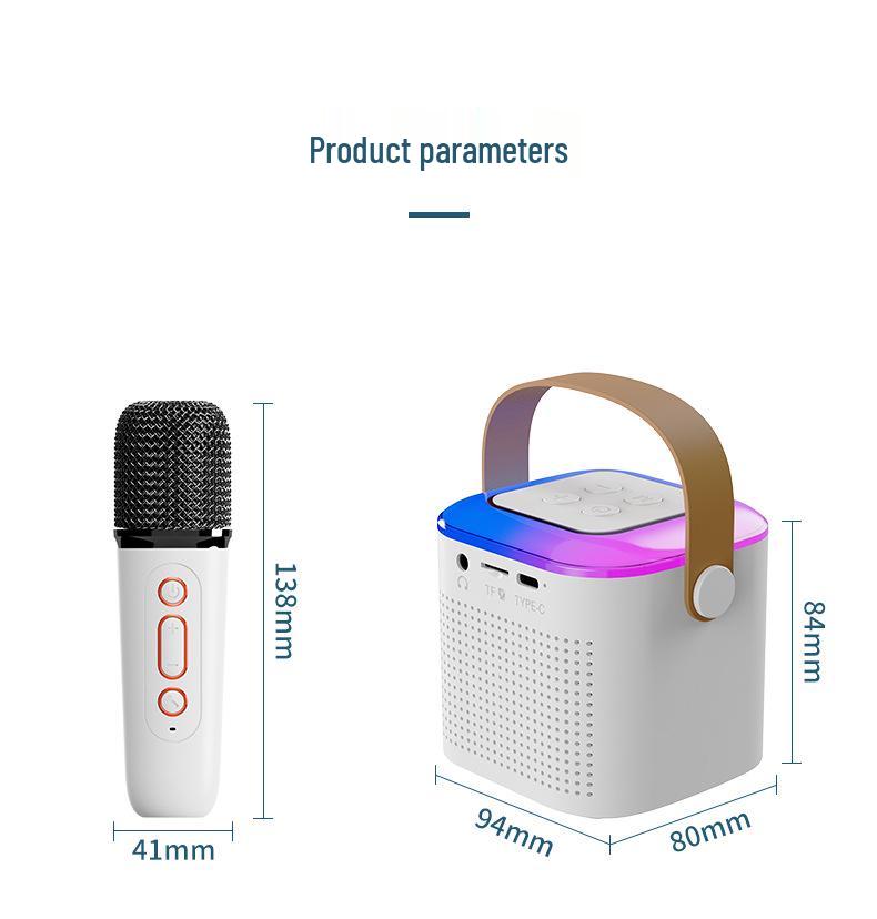 Y1 Wireless Bluetooth Outdoor Portable Speaker with Karaoke Mic