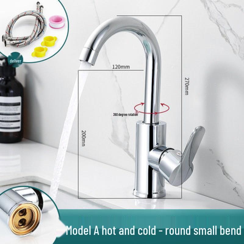 HC Copper Rotatable Hot & Cold Mixer Faucet