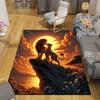 1pc The Lion King Pattern Area Rug Soft Flannel Floor Mat for Living Room,Office,Bedroom and Carpet,Sofa Coffee Table Floor Mat
