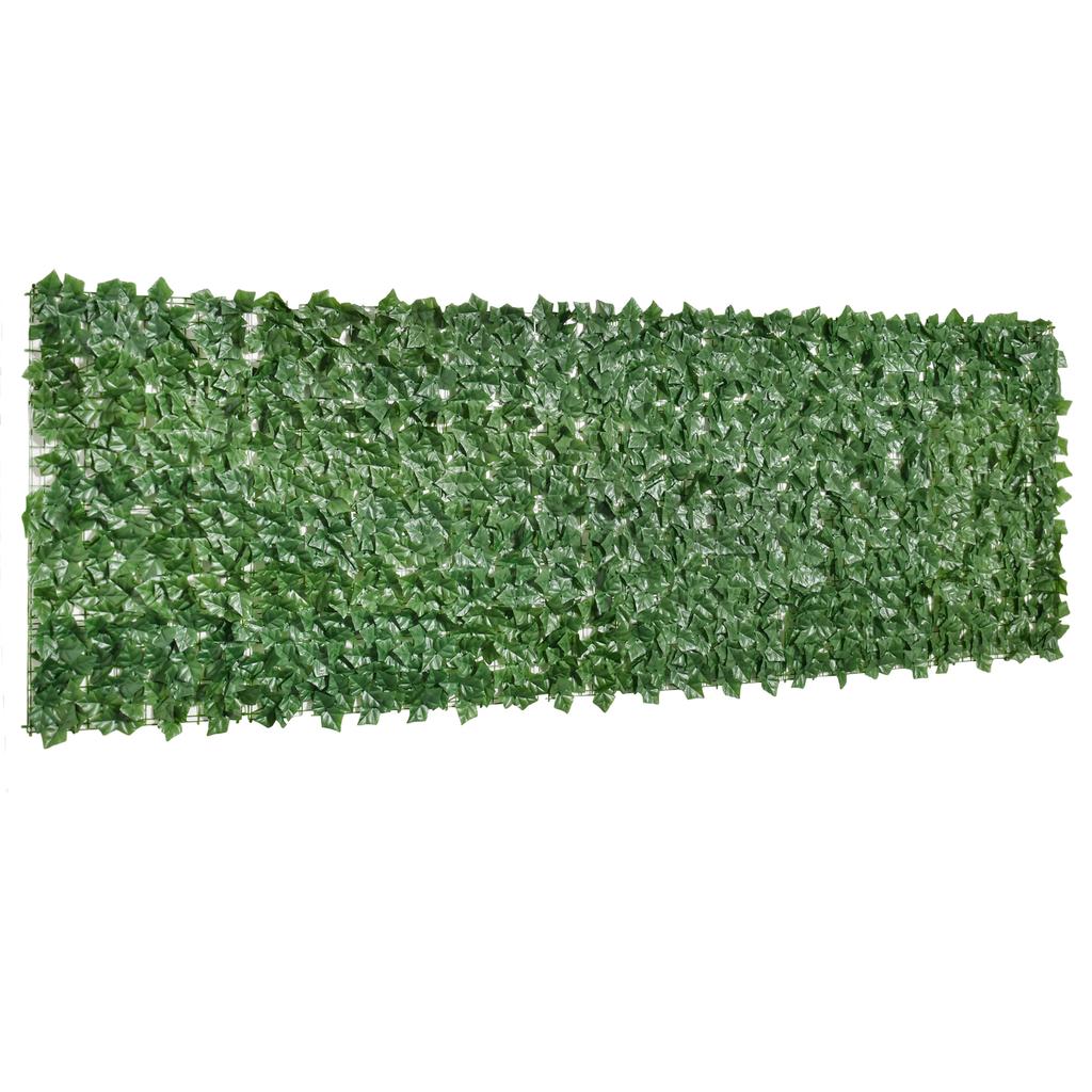 Set of Two 300 Cm Artificial Leaf Hedges