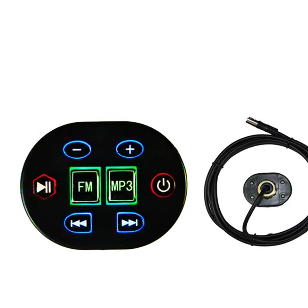Motorcycle power amplifier JM-428+ round wire control