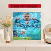 Haaland Customize Your Name Diamond Painting Round Diamond Diy Frameless Holiday Artwork Suitable For Home Office Wall Decoration