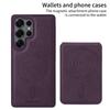 2 in 1 Detachable Card Solt Magnetic Wallet Leather Case For Samsung S25 Ultra S24 Plus S23 S22 S21 A06 A16 A35 A55 Vertical Bag