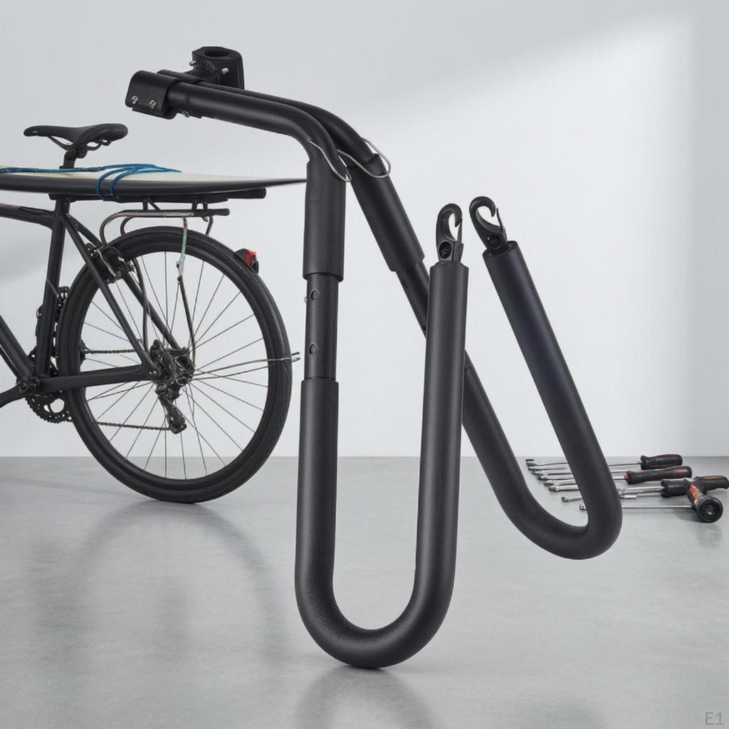 Adjustable Surfboard Bike Rack | Padded, Carrier, for Beach
