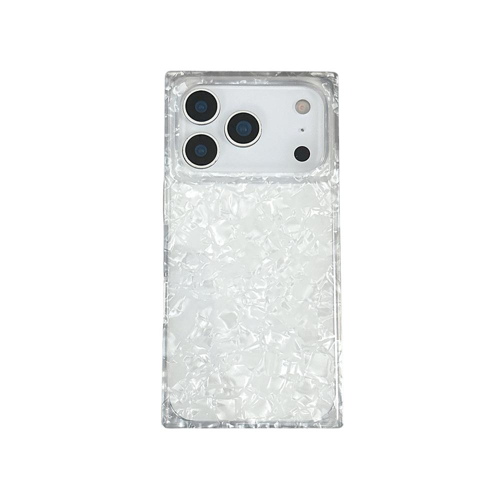 

Shell Pattern Rectangle Shape Phone Case for IPhone 16 13 15 14 Pro Max Shockproof Protective Cover for Iphone 17 Pro Max iPhone 13