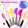 Kitchen Silicone Spatula Integrated Bread Knife Large Salad Mixing Tools Baking Pastry Butter Spatula DIY Cream Cake Spatula New